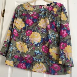 J.Crew Floral Blouse